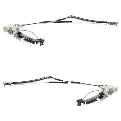 New Replacement Front Left And Front Right Window Regulator Compatible With Mini Cooper Base Cooper