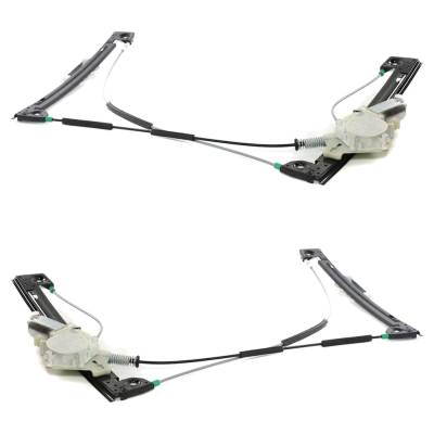 Rareelectrical - New Replacement Front Left And Front Right Window Regulator Compatible With Mini Cooper Base Cooper - Image 2