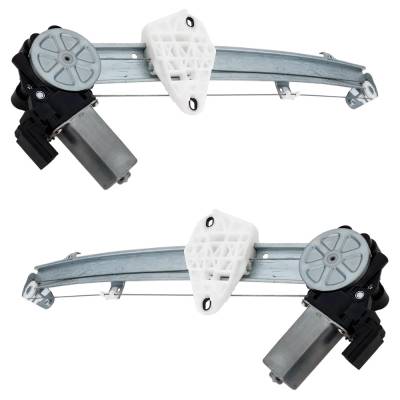 Rareelectrical - New Front Left And Front Right Window Regulator Compatible With Honda Fit Ex-L 4 Cyl 1.5L Fit Dx 4 - Image 3