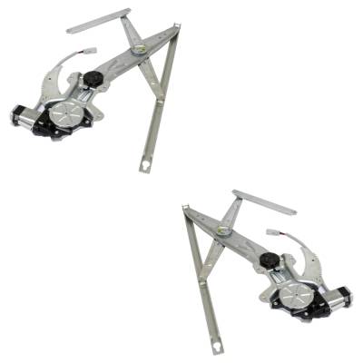 Rareelectrical - New Front Left And Front Right Window Regulator Compatible With Honda Civic Cx Civic Si 1992-1995 By - Image 3