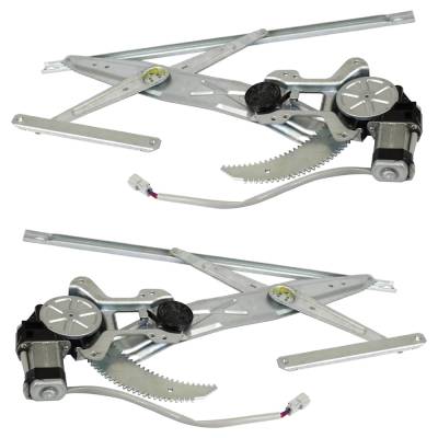 Rareelectrical - New Front Left And Front Right Window Regulator Compatible With Honda Civic Ex Civic Dx 1992-1995 By - Image 4