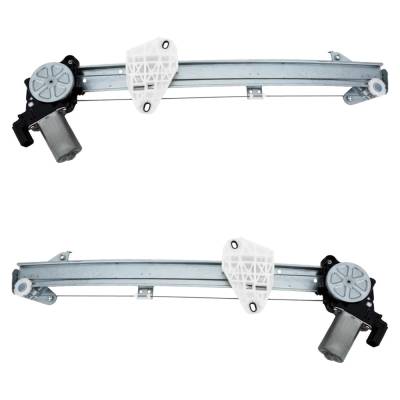 Rareelectrical - New Front Left And Front Right Window Regulator Compatible With Honda Fit Dx 4 Cyl 1.5L Fit Ex 4 Cyl - Image 2