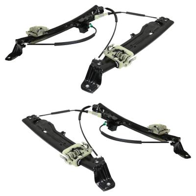 Rareelectrical - New Front Left And Front Right Window Regulator Compatible With Bmw 535I Xdrive Base 6 Cyl 3.0L 550I - Image 2