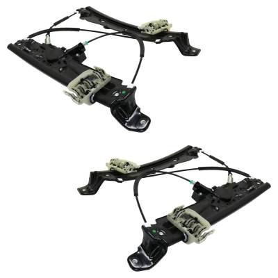 Rareelectrical - New Front Left And Front Right Window Regulator Compatible With Bmw 550I Base 8 Cyl 4.4L 528I Xdrive - Image 3