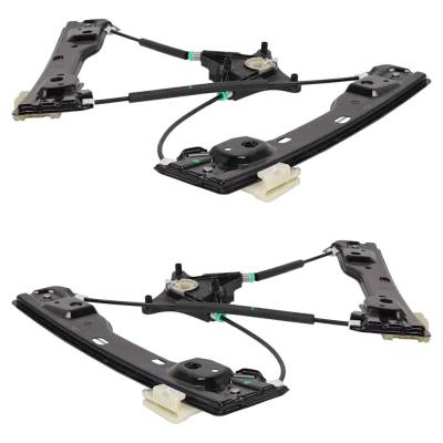 Rareelectrical - New Rear Left And Rear Right Window Regulator Compatible With Dodge Durango Express 6 Cyl 3.6L - Image 2