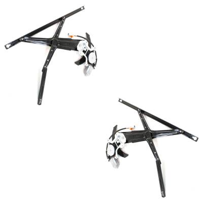 Rareelectrical - New Front Left And Front Right Window Regulator Compatible With Honda Civic Cx Civic Vx 1992-1995 By - Image 7