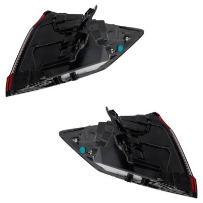 Rareelectrical - New Pair Of Outer Tail Light Compatible With Honda Civic Lx 4 Cyl 2.0L Civic Sport Touring 4 Cyl - Image 4