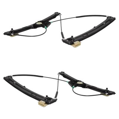 Rareelectrical - New Front Left And Front Right Window Regulator Compatible With Bmw X5 Xdrive35i X5 Xdrive35d - Image 2