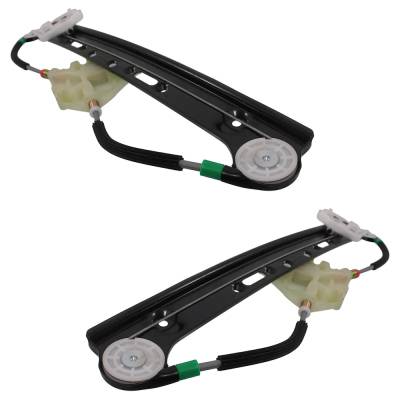 Rareelectrical - New Rear Left And Rear Right Window Regulator Compatible With Bmw X3 3.0Si 6 Cyl 3.0L X3 Xdrive30i 6 - Image 2