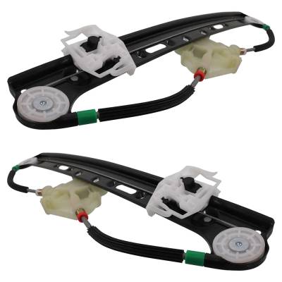 Rareelectrical - New Rear Left And Rear Right Window Regulator Compatible With Bmw X3 3.0Si 6 Cyl 3.0L X3 Xdrive30i 6 - Image 3
