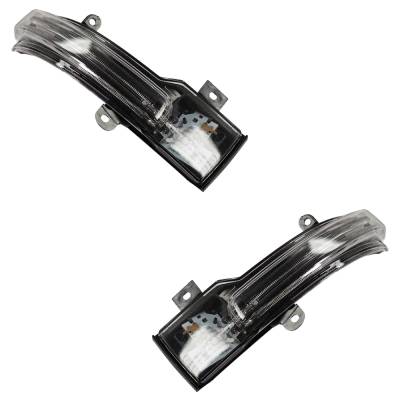 Rareelectrical - New Pair Of Mirror Turn Signal Light Compatible With Mitsubishi Outlander Se 4 Cyl 2.4L Outlander - Image 2
