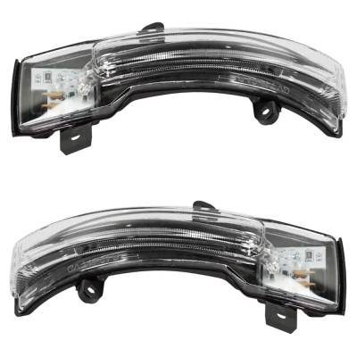 Rareelectrical - New Pair Of Mirror Turn Signal Light Compatible With Mitsubishi Outlander Se 4 Cyl 2.4L Outlander - Image 6