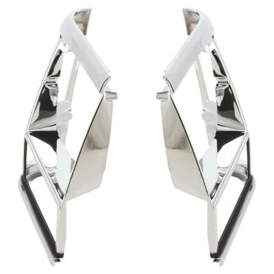 Rareelectrical - New Pair Of Headlight Door Compatible With Jeep Cherokee Se 6 Cyl 4.0L Comanche Eliminator 6 Cyl - Image 3