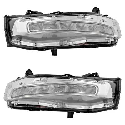 New Pair Of Parking Light Compatible With Ford Mustang Bullitt 8 Cyl 5.0L Mustang Gt Premium 8 Cyl