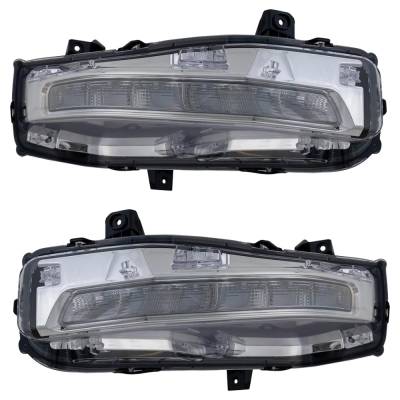 Rareelectrical - New Pair Of Parking Light Compatible With Ford Mustang Ecoboost 4 Cyl 2.3L Mustang Bullitt 8 Cyl - Image 2