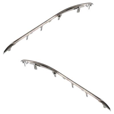 Rareelectrical - New Pair Of Grille Trim Compatible With Toyota Venza Le 4 Cyl 2.5L Venza Xle 4 Cyl 2.5L 2023-2024 By - Image 4