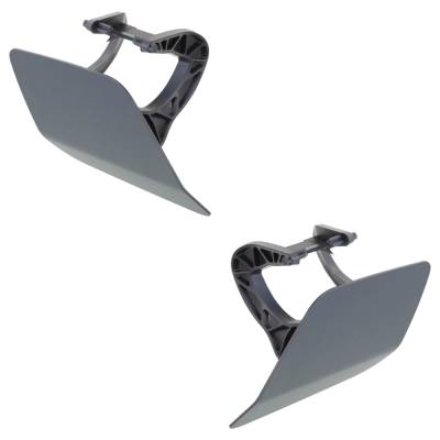 Rareelectrical - New Pair Of Headlight Washer Cover Compatible With Mercedes Benz E350 Base 6 Cyl 3.5L E550 Base 8 - Image 3