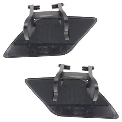 Rareelectrical - New Pair Of Headlight Washer Cover Compatible With Mercedes Benz E350 Base 6 Cyl 3.5L E550 Base 8 - Image 5