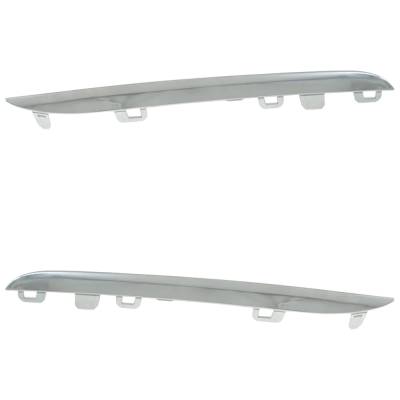 New Left Lower And Right Lower Grille Trim Compatible With Mercedes Benz C300 4Matic C400 4Matic