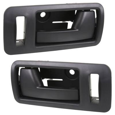 Rareelectrical - Front Driver And Passenger Side Interior Door Handle Compatible With 2005-2014 Ford Mustang Black - Image 3
