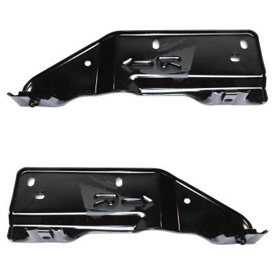 New Pair Of Inner Grille Bracket Compatible With Ford E-150 Base 8 Cyl 4.6L E-150 Xl 8 Cyl 5.4L