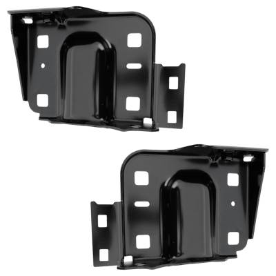 Rareelectrical - New Front Left And Front Right Bumper Bracket Compatible With Chevrolet Gmc Silverado 2500 Hd High - Image 2
