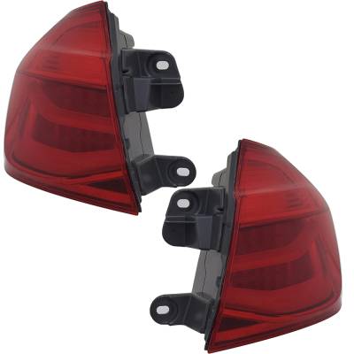 Rareelectrical - New Pair Of Tail Lights Compatible With Bmw 320I 328D 328I 330E 330I 340I Xdrive M3 Iperformance - Image 3