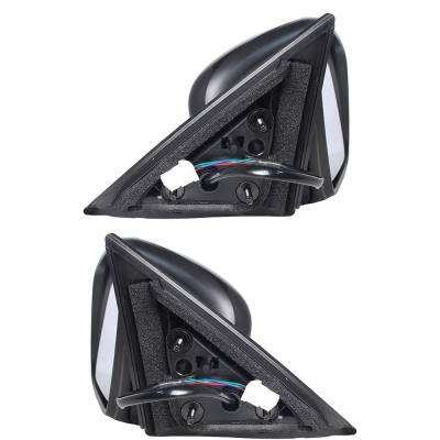 Rareelectrical - New Pair Mirror Compatible With Nissan Rogue Advance 2.5L 2014 2015 2016 Ni1321285 96301-4Ba1a - Image 3