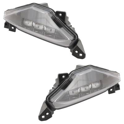 Rareelectrical - New OEM Replacement Front Left And Front Right Fog Light Compatible With Acura Mdx Sh-Awd 6 Cyl 3.5L - Image 2