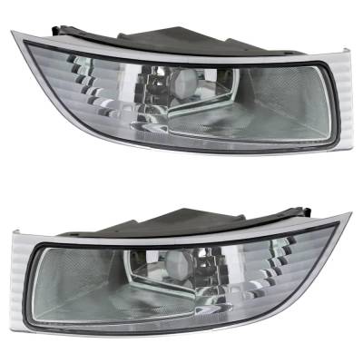 New Front Left And Front Right Fog Light Compatible With Lexus Gx470 Base 8 Cyl 4.7L 2003-2009 By