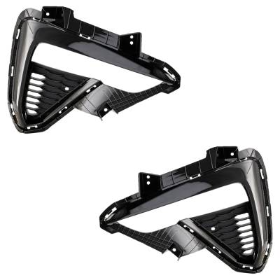 Rareelectrical - New Front Left And Front Right Fog Light Trim Compatible With Kia Optima Lx Optima Sx Turbo - Image 2