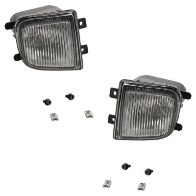 New Front Left And Front Right Fog Light Compatible With Nissan Pathfinder Se 6 Cyl 3.3L 1999