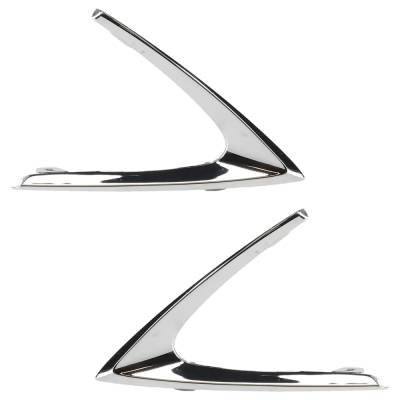 Rareelectrical - New Front Left And Front Right Fog Light Trim Compatible With Lexus Rx350l Base 6 Cyl 3.5L Rx450h - Image 2