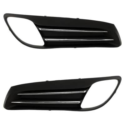 New Front Left And Front Right Fog Light Trim Compatible With Hyundai Genesis Coupe 2.0T Premium