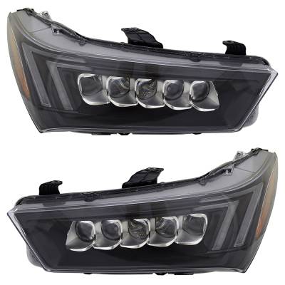 New Pair Of Headlights Compatible With Acura Mdx A-Spec Sport Utility 4-Door 3.5L 2019 2020 By Part