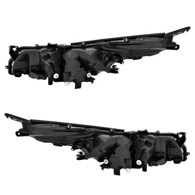 Rareelectrical - New Pair Of Led Headlights Compatible With Toyota Prius Prime Premium Hatchback 2017 2018 2019 By - Image 2