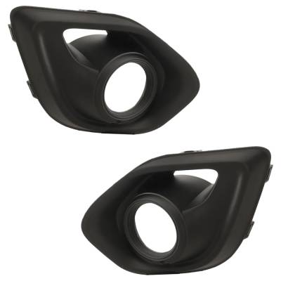 New Front Left And Front Right Fog Light Trim Compatible With Mitsubishi Rvr Se Rvr Es 2013-2015 By