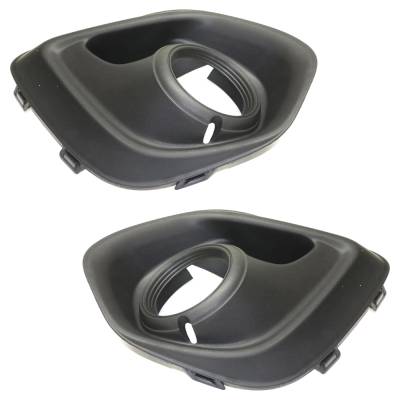 Rareelectrical - New Front Left And Front Right Fog Light Trim Compatible With Mitsubishi Outlander Sport Se Rvr - Image 3