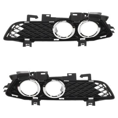 New Front Left And Front Right Fog Light Trim Compatible With Mercedes Benz E350 4Matic E550 Base