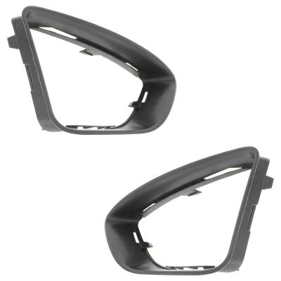 Rareelectrical - New Front Left And Front Right Fog Light Trim Compatible With Ford Fusion S Fusion Se 2010-2012 By - Image 2