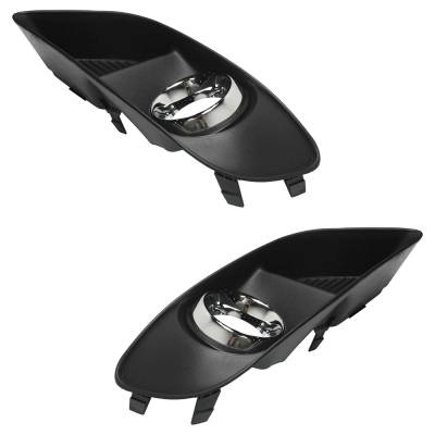 Rareelectrical - New Front Left And Front Right Fog Light Trim Compatible With Chrysler 300 Srt8 Core 300 Srt8 - Image 2