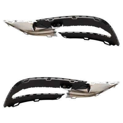 Rareelectrical - New Front Left And Front Right Fog Light Trim Compatible With Buick Enclave Convenience 6 Cyl 3.6L - Image 5