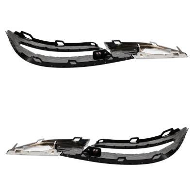 Rareelectrical - New Front Left And Front Right Fog Light Trim Compatible With Buick Enclave Convenience 6 Cyl 3.6L - Image 7