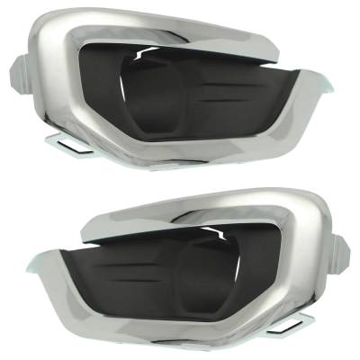 Rareelectrical - New Front Left And Front Right Fog Light Trim Compatible With Gmc Acadia Denali 6 Cyl 3.6L Acadia - Image 2