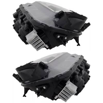 Rareelectrical - New Pair Of Headlights Compatible With Hyundai Palisade Limited Sport Utility 4-Door 3.8L 2020 2021 - Image 4
