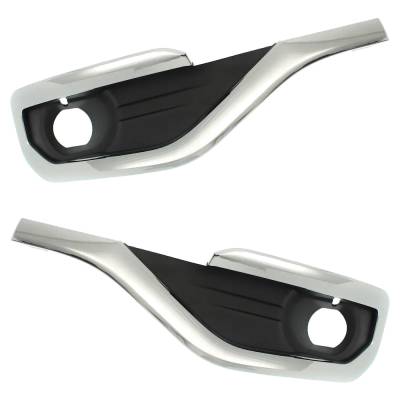Rareelectrical - New Front Left And Front Right Fog Light Trim Compatible With Gmc Acadia Sl 4 Cyl 2.5L Acadia Sle 6 - Image 3