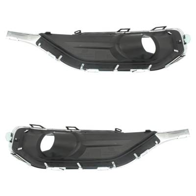 Rareelectrical - New Front Left And Front Right Fog Light Trim Compatible With Gmc Acadia Sl 4 Cyl 2.5L Acadia Sle 6 - Image 5