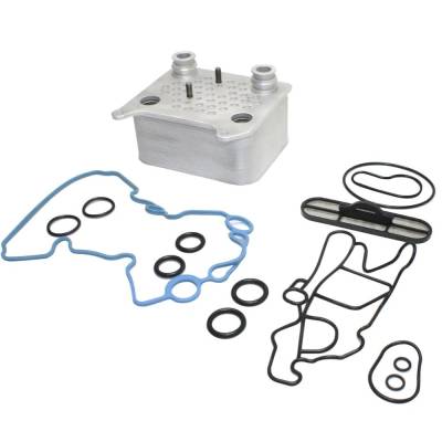 Rareelectrical - New Oil Cooler Compatible With Ford F-450 Super Duty Xl 8 Cyl 6.0L F-550 Super Duty Lariat 8 Cyl - Image 2