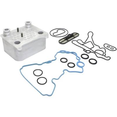 Rareelectrical - New Oil Cooler Compatible With Ford F-450 Super Duty Xl 8 Cyl 6.0L F-550 Super Duty Lariat 8 Cyl - Image 3