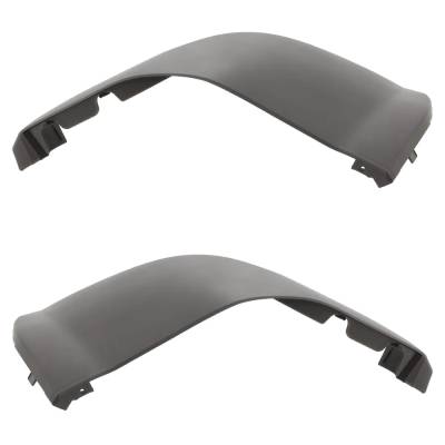 Rareelectrical - Front Bumper Filler Set Compatible With 2019-2024 Ram 1500 Rebel Lh Rh Textured Black Without Park - Image 7
